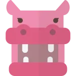 Hippopotamus SVG Icon